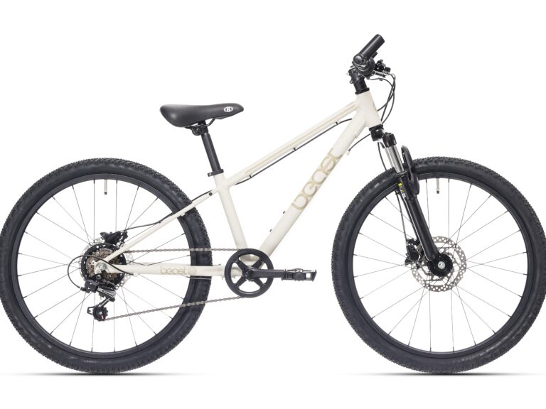 Kinderfiets Bikefun Beast 24 inch met Shimano 6 versnellingen en Disc-brakes - Kiezelgrijs