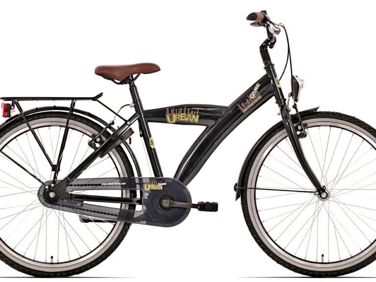 Kinderfiets Bikefun Urban City 24 inch met Nexus 3 versnelling/remnaaf - Zwart
