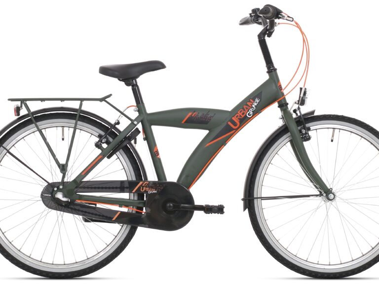 Bikefun 24" Nexus 3 Urban City - jongens - kaki green mat
