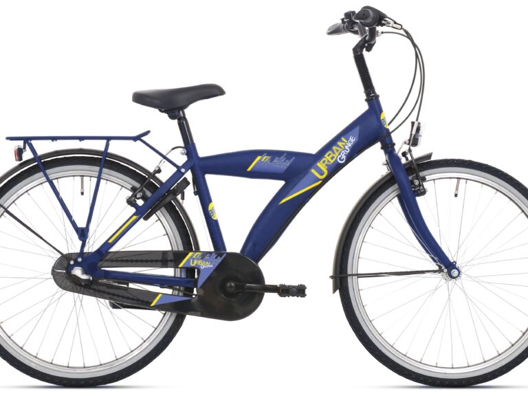 Kinderfiets Bikefun Urban City 24 inch met Nexus 3 versnelling/remnaaf - Kobalt Mat Blauw