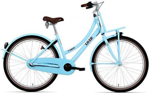 Bikefun Load 26" meisjesfiets met 3 versnellingen remnaaf - baby blauw