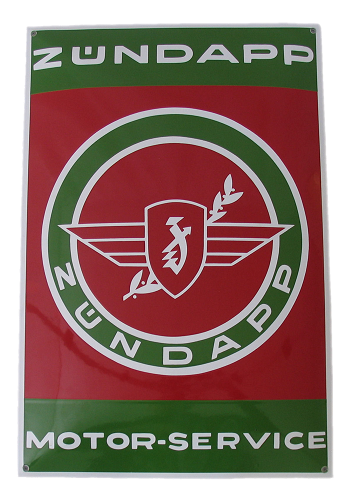 Emaille Bord Zundapp Service 40*60cm