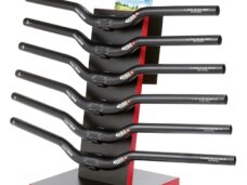 Houten presentatiedisplay Ergotec voor 6 sturen Ø 25