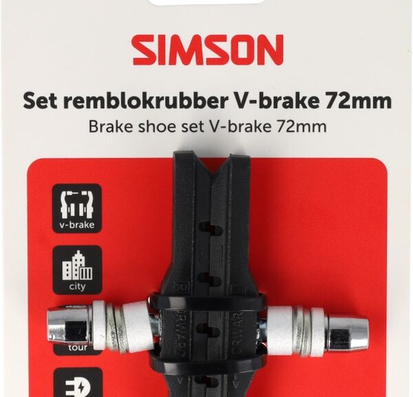 Simson Remschoenen V-brake 72mm