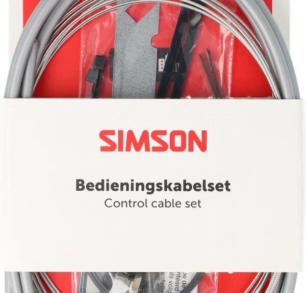 Versnellingskabelset Simson nexus 4/7/8 RVS - grijs