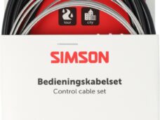 Remkabelset Simson Shimano nexus rollerbrake - rvs zwart