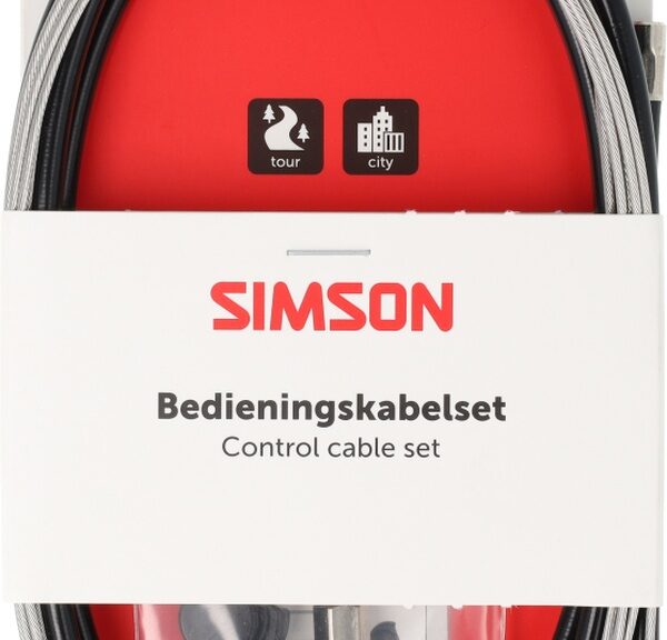 Remkabelset Simson Shimano Nexus Rollerbrake - zwart