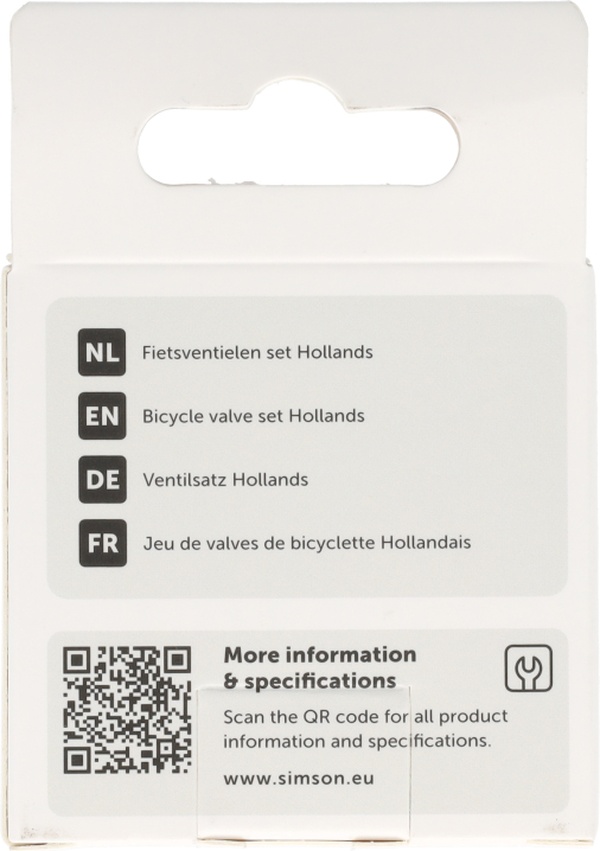 Fietsventielenset Simson Hollands - Afbeelding 2