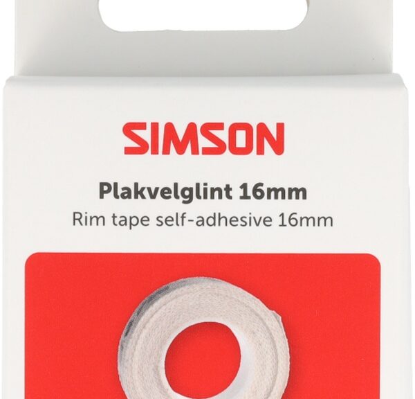 Plakvelglint Simson 16mm breed