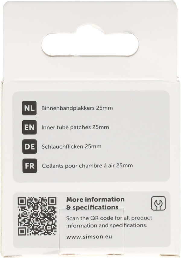 Bandenpleisters Simson rond 25mm - 8 stuks - Afbeelding 2