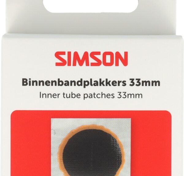 Bandenpleisters Simson rond 33mm - 8 stuks