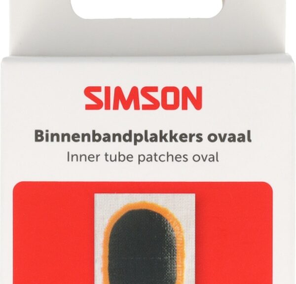 Simson Binnenbandpleisters ovaal 8st
