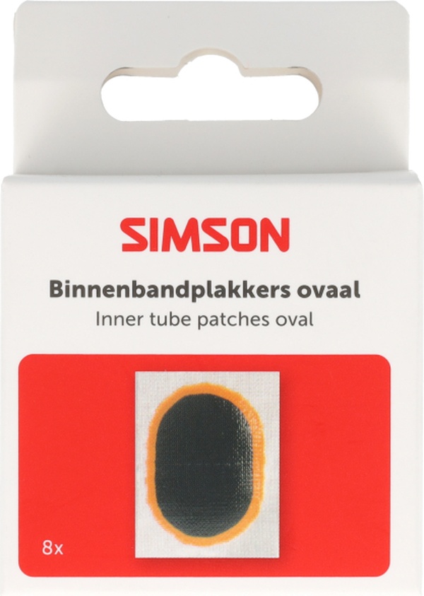 Simson Binnenbandpleisters ovaal 8st