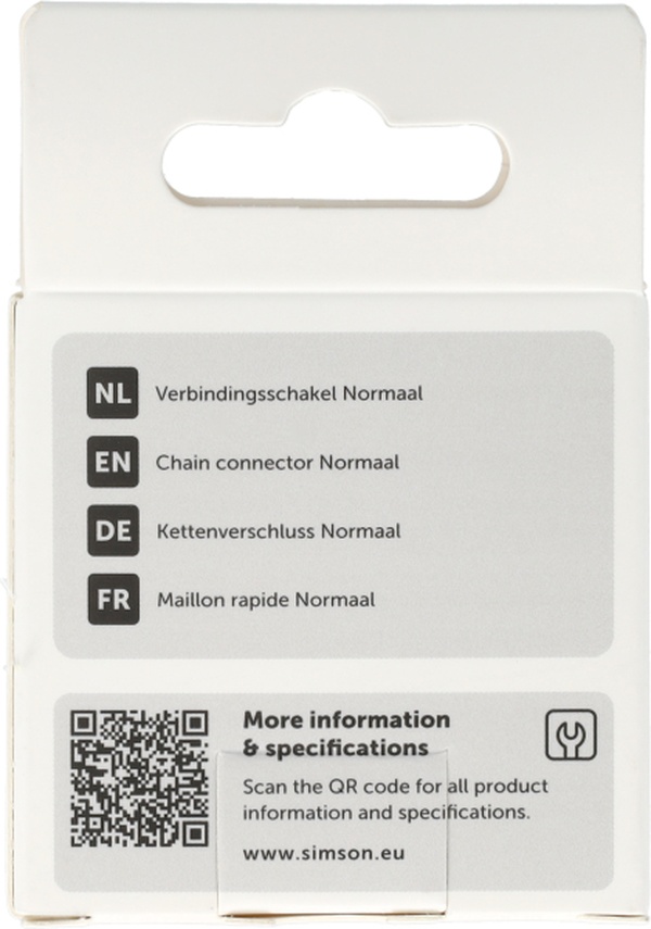 Simson Verbindingsschakel Normaal 1/2"x1/8" - Afbeelding 2