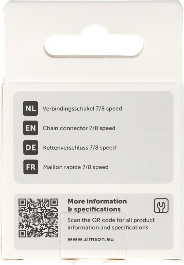 Simson Verbindingsschakel 1/2" x 3/32" 7/8 speed - Afbeelding 2
