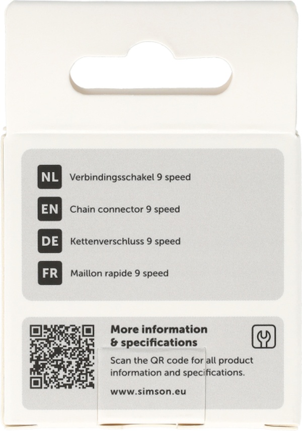 Simson Verbindingsschakel 1/2"x5/64" 9 speed - Afbeelding 2