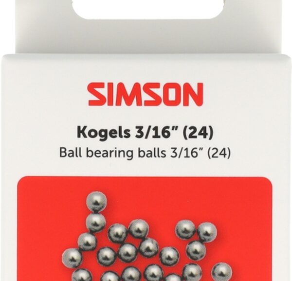 Simson Kogels 3/16" 24st