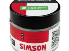 Montagepasta Simson plantaardig - zwart/rood