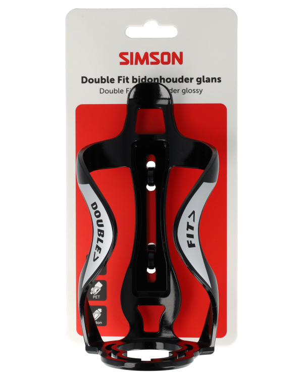 Bidonhouder Simson Double Fit - zwart - Afbeelding 4