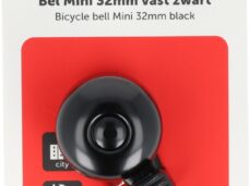 Fietsbel Simson Mini met Kunststof Klem 32mm - Zwart