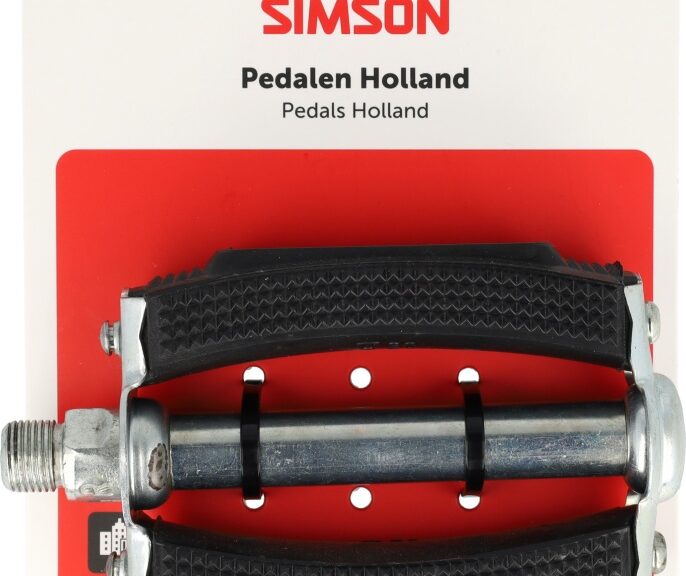 Pedaalset Simson Holland klassiek - zwart