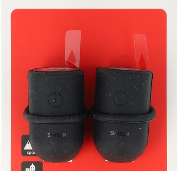 Verlichtingsset Simson simmy batterij - zwart
