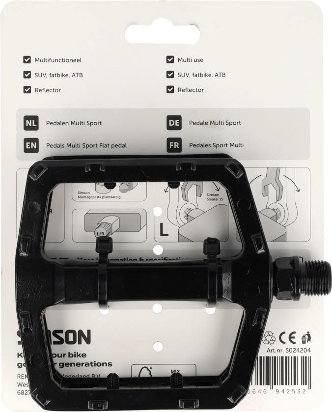 Pedalen Simson Multi Sport - Afbeelding 2