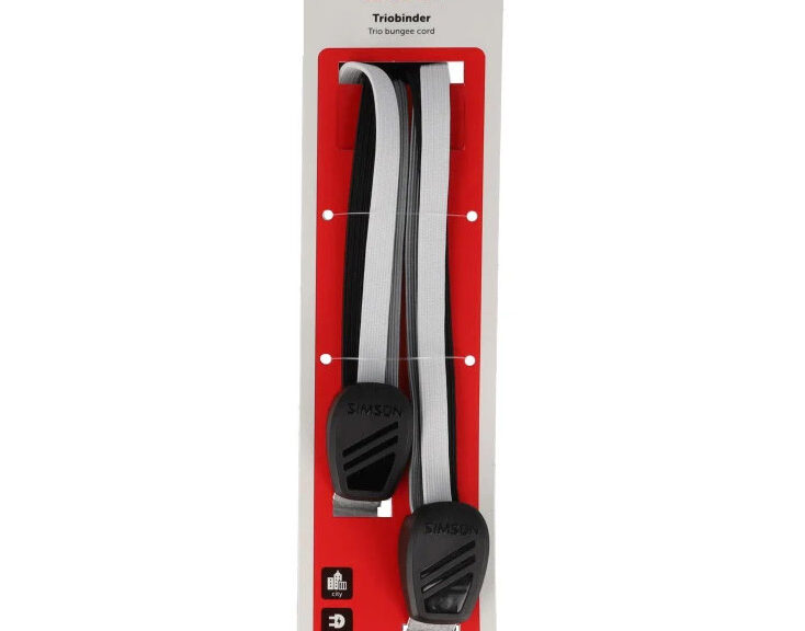 Triobinder Simson 60cm - zwart/wit/grijs