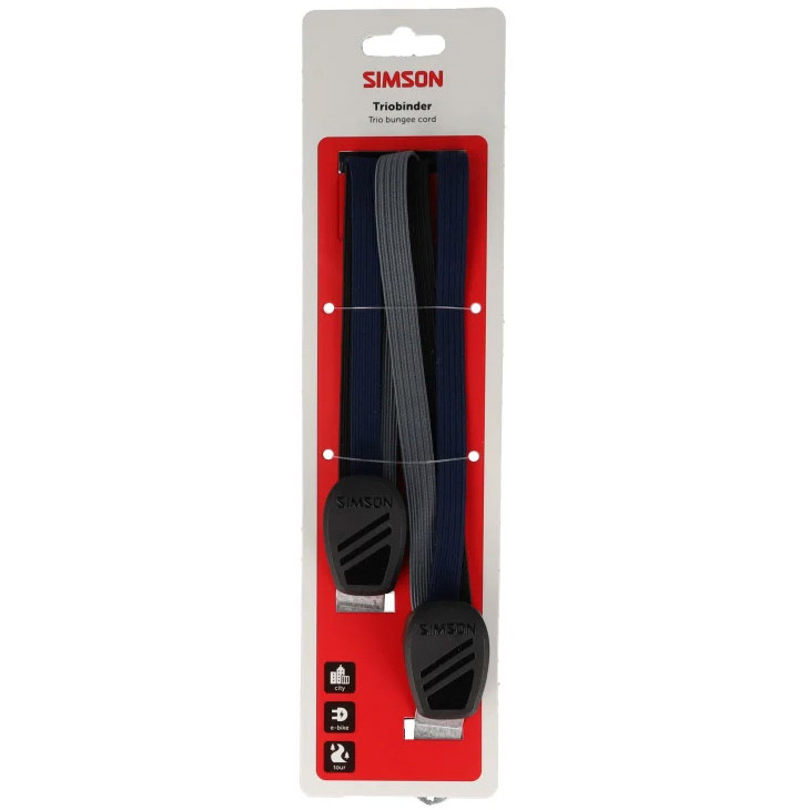 Triobinder Simson 60 cm - sort/blå/antracit