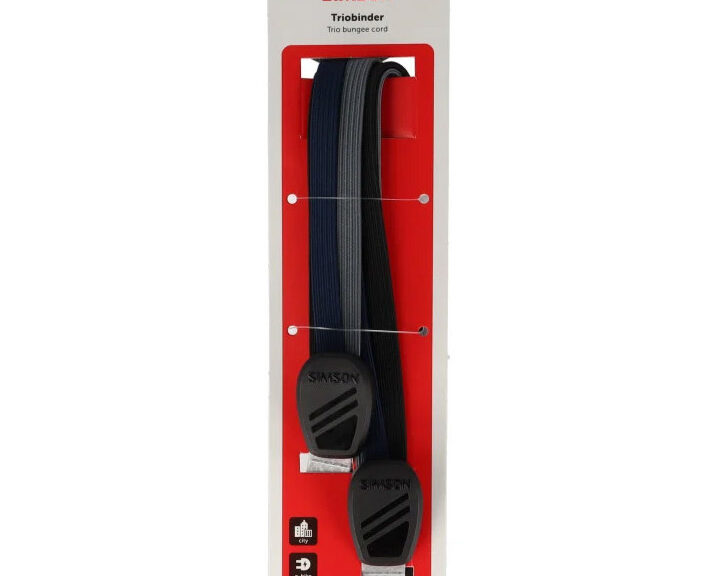 Triobinder Simson 71cm - zwart/blauw/ antraciet