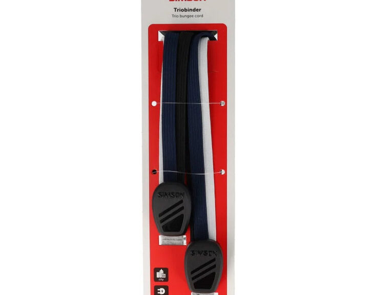 Triobinder Simson 71cm - zwart/blauw/wit