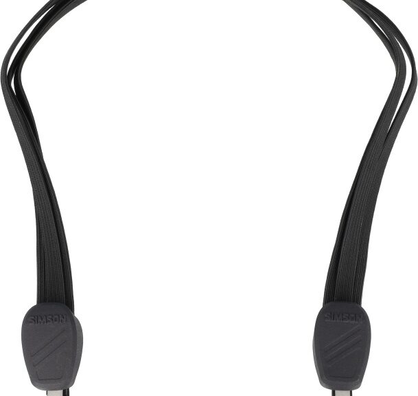 Karabijnhaakbinder Simson 60cm - zwart