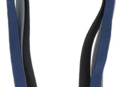 Karabijnhaakbinder Simson 60cm - zwart/blauw/antraciet