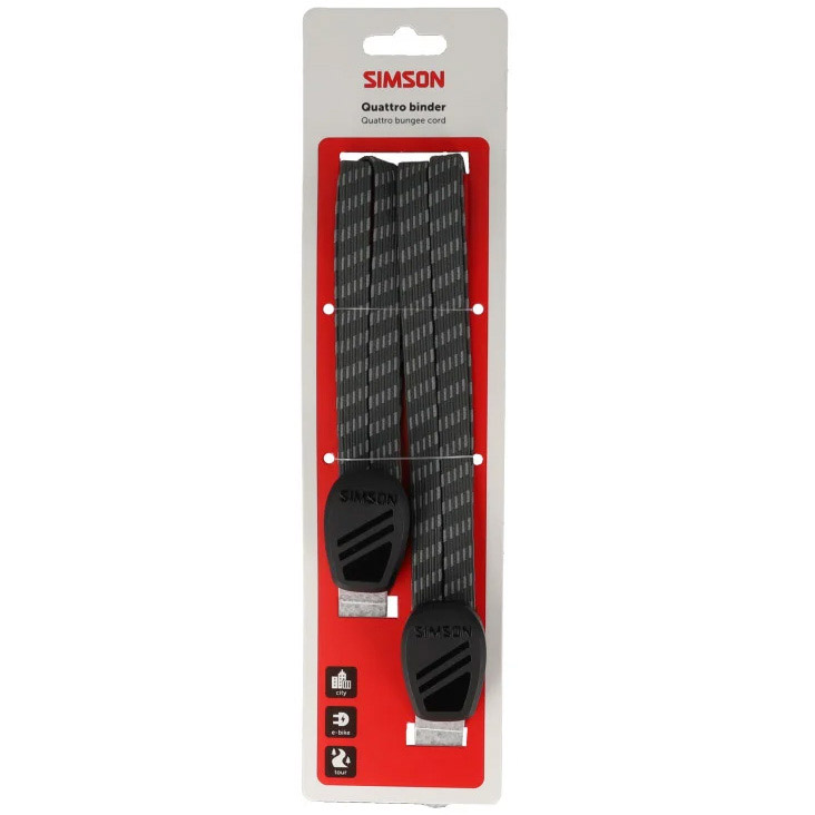 Quattro binder Simson reflex - zwart/antraciet