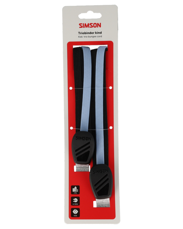Triobinder Simson jongen 24i - zwart/blauw