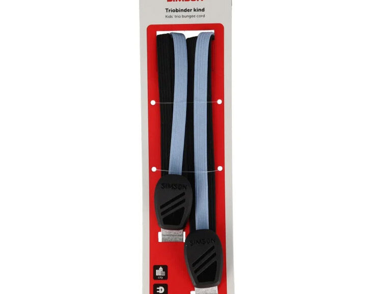 Triobinder Simson jongen 24i - zwart/blauw