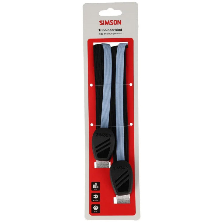 Triobinder Simson jongen 24i - zwart/blauw