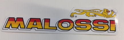 Sticker Malossi 13x3 cm