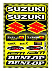 Stickerset Suzuki - Dunlop