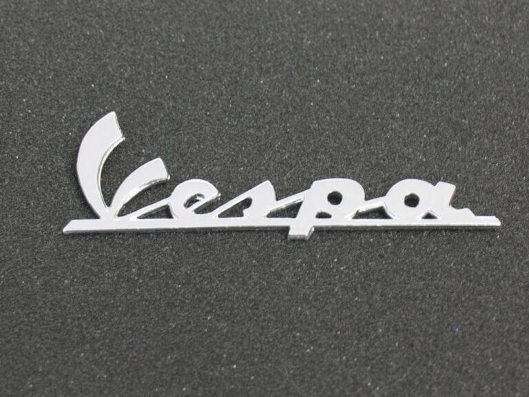 Embleem Vespa  chroom