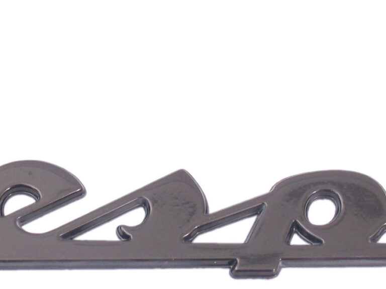 Sticker embleem Vespa S  'Vespa' mat zwart