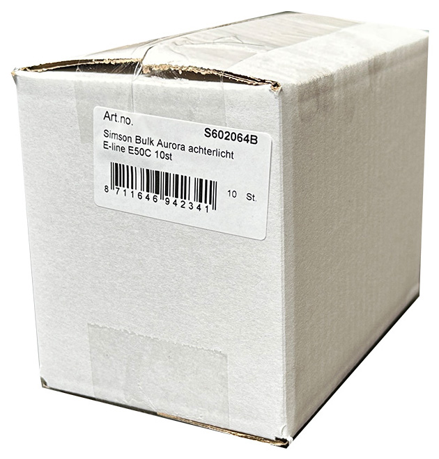 Achterlicht Simson Aurora E-line e50c - 10 stuks in werkplaatsverpakking - Afbeelding 4