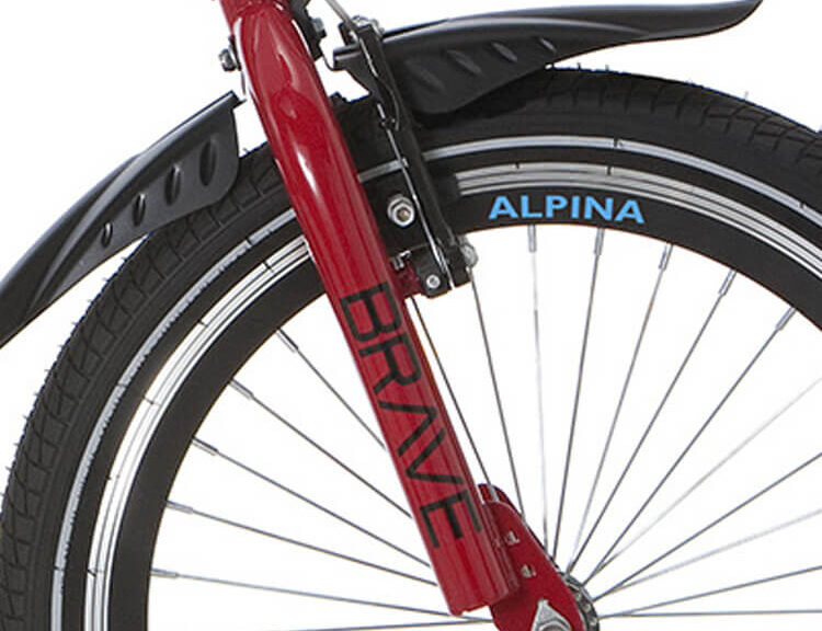 Alpina voorvork rood