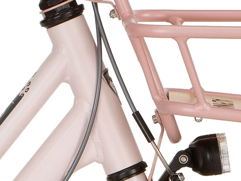 Alpina fietsmand roze mat