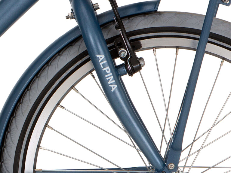 Alpina voorvork blauw mat