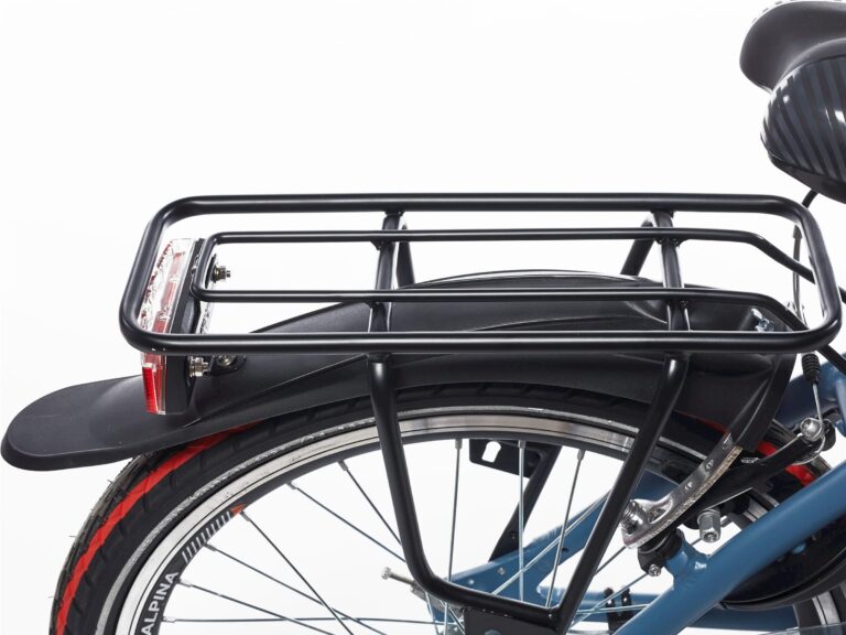 Alpina bagagedrager zwart mat