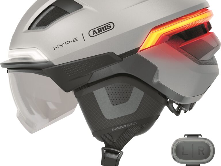 Abus helm zilver