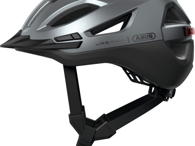 Abus helm zilver