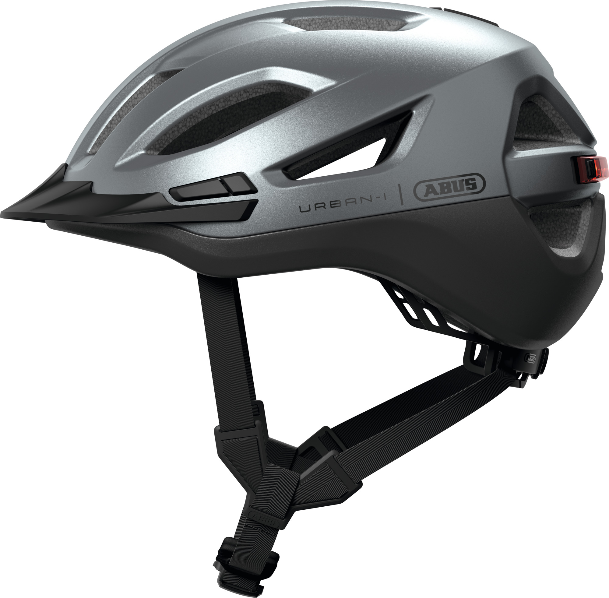 Abus helm zilver