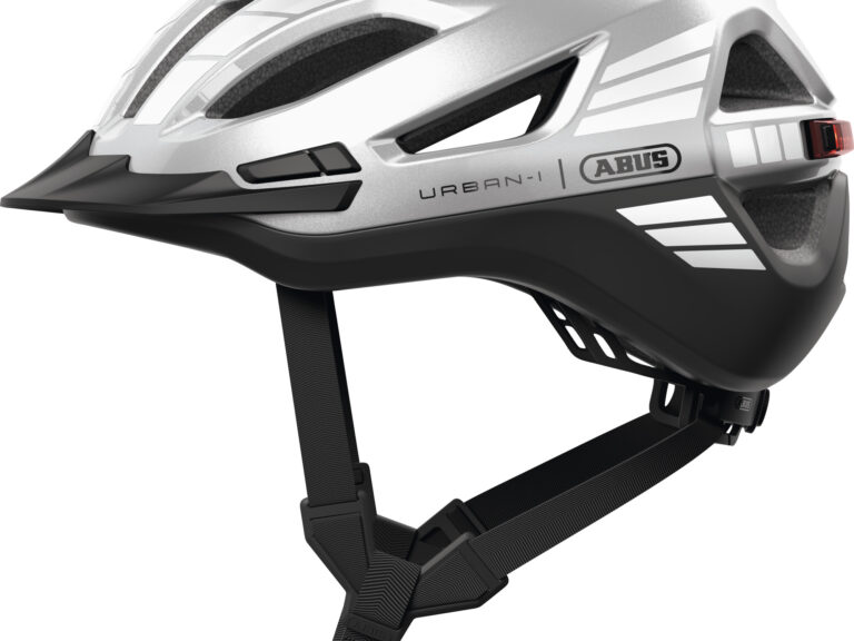 Abus helm zilver